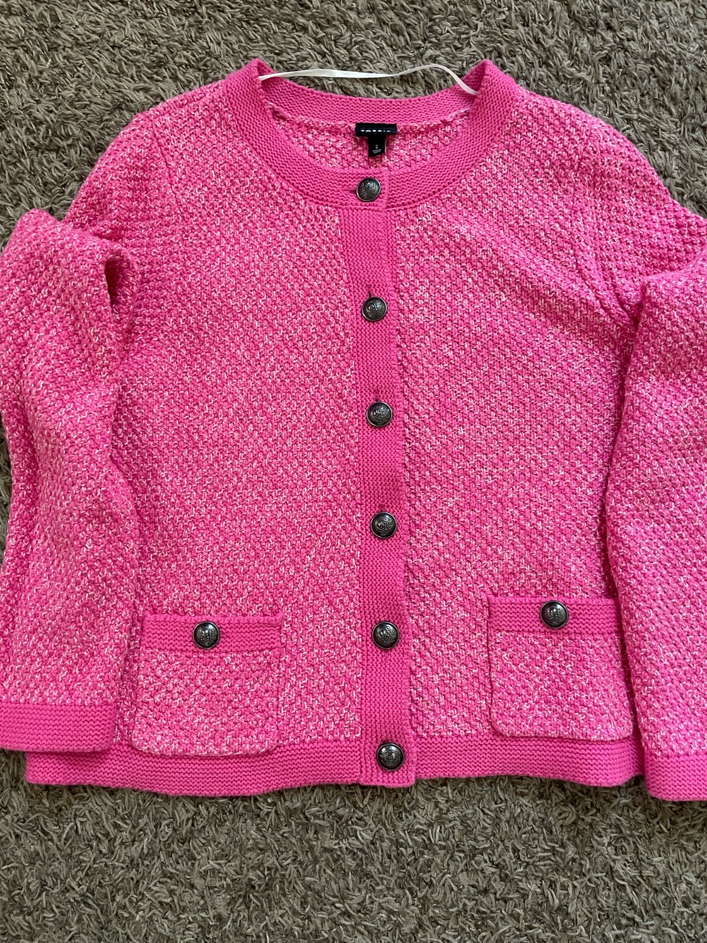 Bundle 2 torrid Bubblegum Pink and Black Button-Front Knit Cardigan